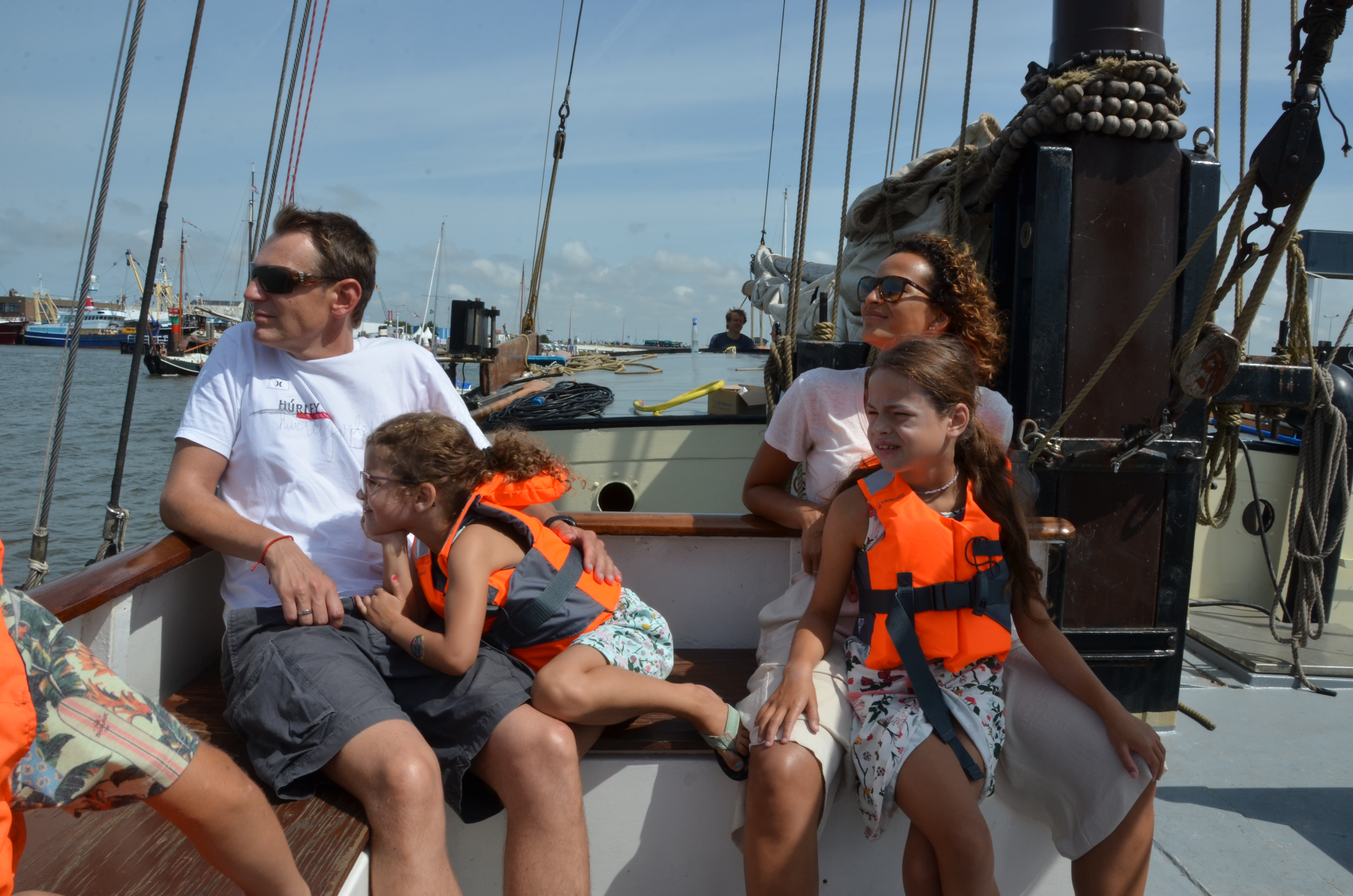 De midscheepse kuip bij windkracht 5